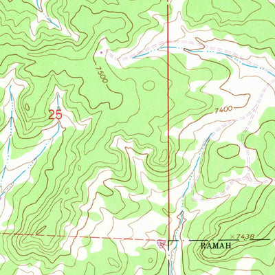 United States Geological Survey Nicoll Lake, NM (1967, 24000-Scale) digital map