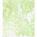 United States Geological Survey Nicut, OK (1973, 24000-Scale) digital map