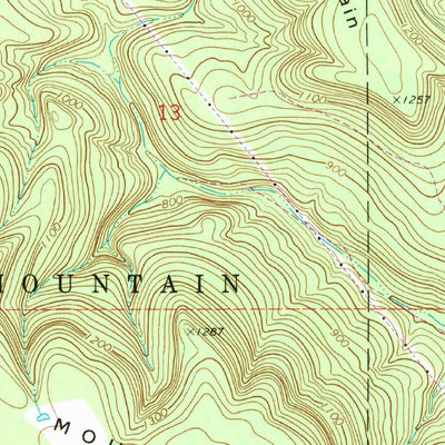 United States Geological Survey Nicut, OK (1973, 24000-Scale) digital map