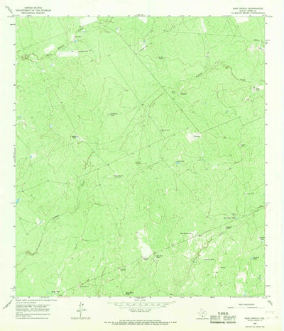 United States Geological Survey Nido Ranch, TX (1965, 24000-Scale) digital map