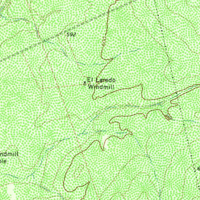 United States Geological Survey Nido Ranch, TX (1965, 24000-Scale) digital map