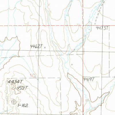 United States Geological Survey Nihill, MT (1986, 24000-Scale) digital map