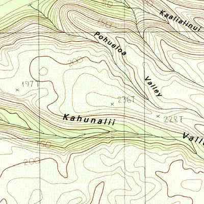 United States Geological Survey Niihau North, HI (1984, 25000-Scale) digital map