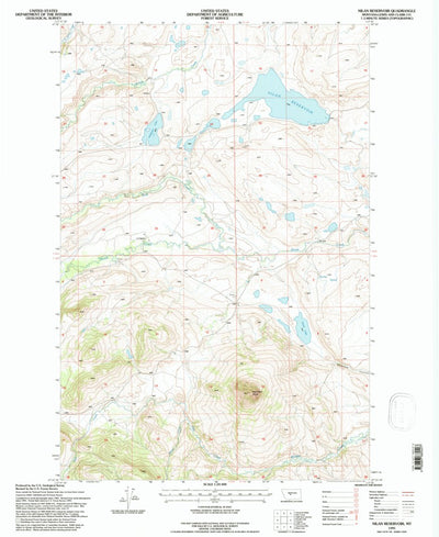 United States Geological Survey Nilan Reservoir, MT (1995, 24000-Scale) digital map