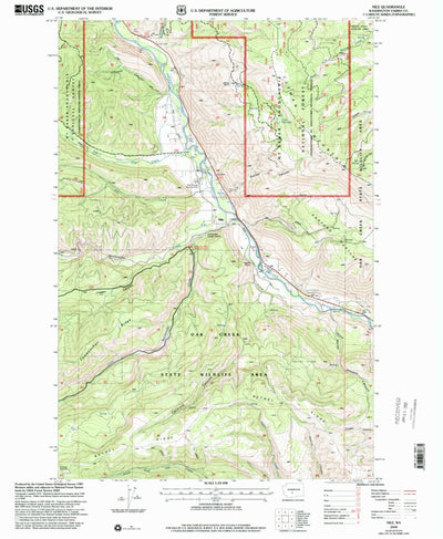 United States Geological Survey Nile, WA (2000, 24000-Scale) digital map