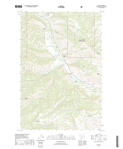 United States Geological Survey Nile, WA (2020, 24000-Scale) digital map