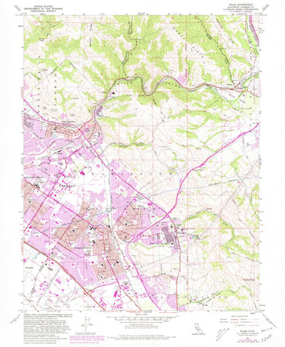 United States Geological Survey Niles, CA (1961, 24000-Scale) digital map