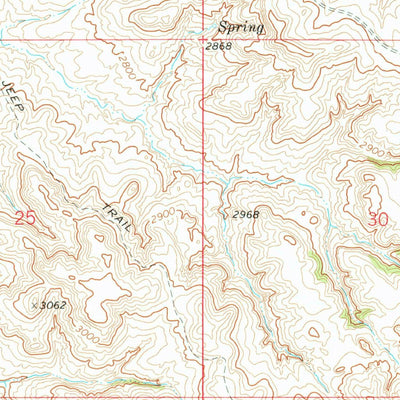 United States Geological Survey Niles Coulee, MT (1973, 24000-Scale) digital map