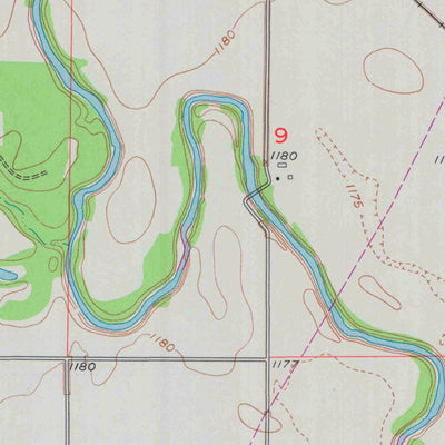 United States Geological Survey Niles, KS (1955, 24000-Scale) digital map