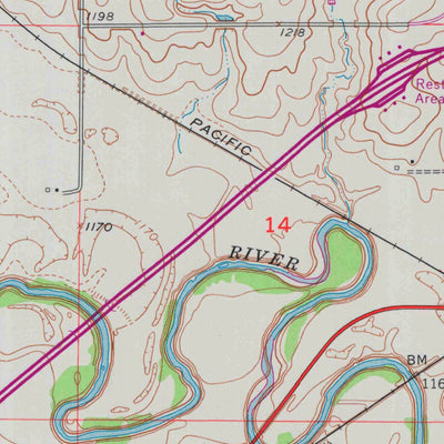United States Geological Survey Niles, KS (1955, 24000-Scale) digital map