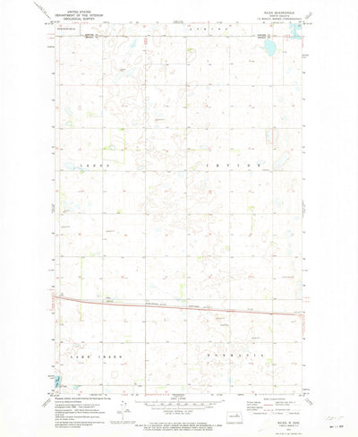 United States Geological Survey Niles, ND (1971, 24000-Scale) digital map