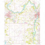 United States Geological Survey Niles West, MI-IN (1971, 24000-Scale) digital map