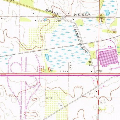 United States Geological Survey Niles West, MI-IN (1971, 24000-Scale) digital map