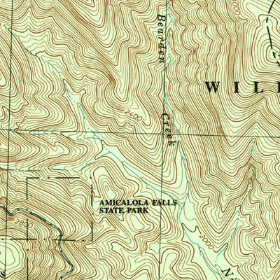 United States Geological Survey Nimblewill, GA (1997, 24000-Scale) digital map