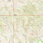 United States Geological Survey Nimmo Ranch, WY (1962, 24000-Scale) digital map