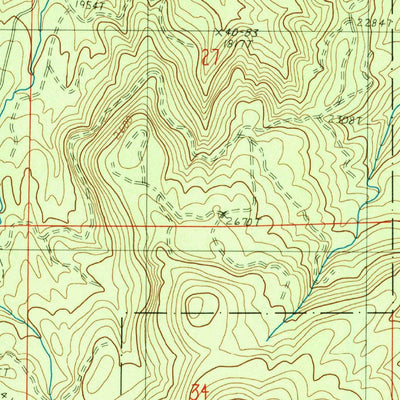 United States Geological Survey Nimrod, OR (1989, 24000-Scale) digital map