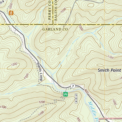 United States Geological Survey Nimrod SE, AR (2020, 24000-Scale) digital map