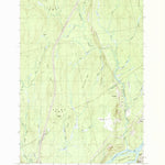 United States Geological Survey Nine Meadow Ridge, ME (1988, 24000-Scale) digital map
