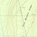 United States Geological Survey Nine Meadow Ridge, ME (1988, 24000-Scale) digital map