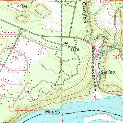 United States Geological Survey Nine Mile Falls, WA (1973, 24000-Scale) digital map