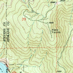 United States Geological Survey Nine Mile Falls, WA (1973, 24000-Scale) digital map