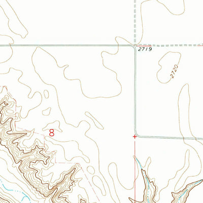 United States Geological Survey Ninemile Coulee East, MT (1972, 24000-Scale) digital map