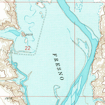 United States Geological Survey Ninemile Coulee East, MT (1972, 24000-Scale) digital map