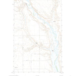 United States Geological Survey Ninemile Coulee East, MT (2020, 24000-Scale) digital map