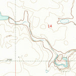 United States Geological Survey Ninemile Coulee West, MT (1972, 24000-Scale) digital map