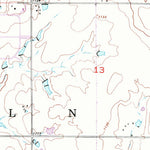 United States Geological Survey Ninemile Creek, OK (1956, 24000-Scale) digital map