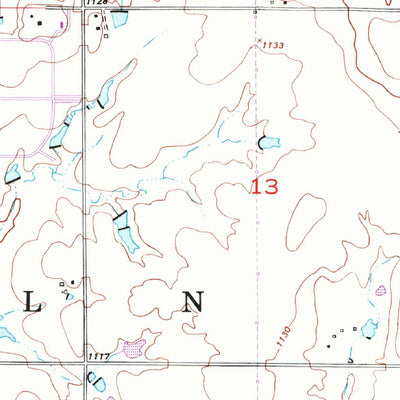 United States Geological Survey Ninemile Creek, OK (1956, 24000-Scale) digital map