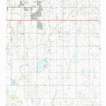 United States Geological Survey Ninemile Creek, OK (1991, 24000-Scale) digital map
