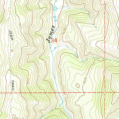 United States Geological Survey Ninemile Gap, CO (1966, 24000-Scale) digital map