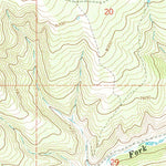 United States Geological Survey Ninemile Gap, CO (1966, 24000-Scale) digital map
