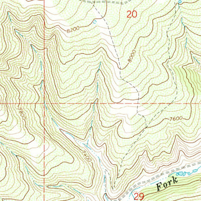 United States Geological Survey Ninemile Gap, CO (1966, 24000-Scale) digital map