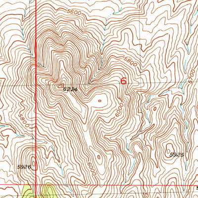 United States Geological Survey Ninemile Knoll, UT (1953, 24000-Scale) digital map