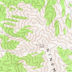United States Geological Survey Ninemile Mountain, NV (1967, 24000-Scale) digital map