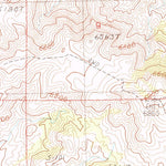 United States Geological Survey Ninemile Peak, NV (1989, 24000-Scale) digital map