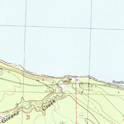 United States Geological Survey Ninemile Point, MI (1982, 25000-Scale) digital map