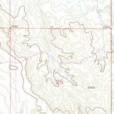 United States Geological Survey Ninemile Point, MT (1960, 24000-Scale) digital map