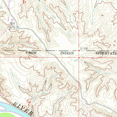 United States Geological Survey Ninemile Point, MT (1960, 24000-Scale) digital map