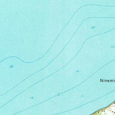 United States Geological Survey Ninemile Point, NY (1971, 24000-Scale) digital map