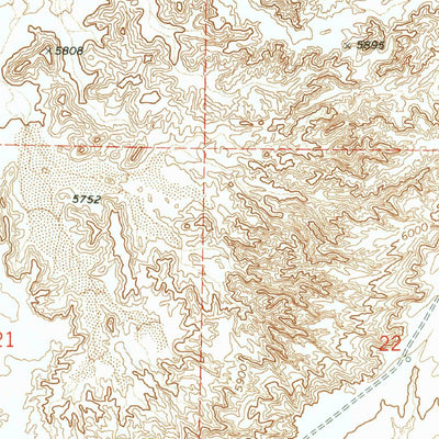 United States Geological Survey Ninemile Seep, AZ (1974, 24000-Scale) digital map