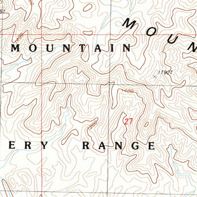 United States Geological Survey Ninemile Wash, CA (1988, 24000-Scale) digital map