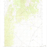 United States Geological Survey Ninemile Well NW, NV (1982, 24000-Scale) digital map