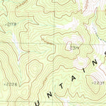 United States Geological Survey Ninemile Well NW, NV (1982, 24000-Scale) digital map