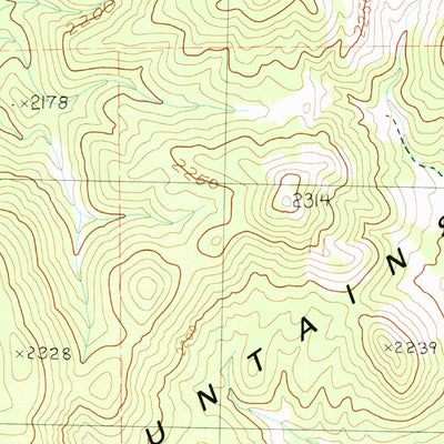 United States Geological Survey Ninemile Well NW, NV (1982, 24000-Scale) digital map