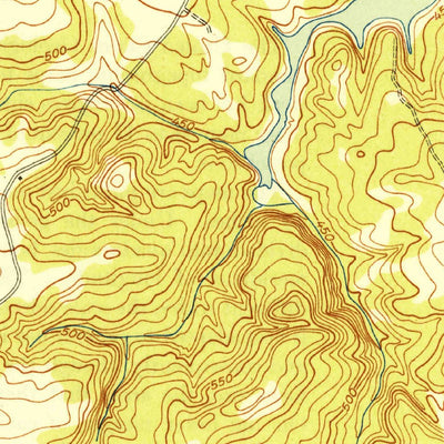 United States Geological Survey Ninety Six, SC (1949, 24000-Scale) digital map