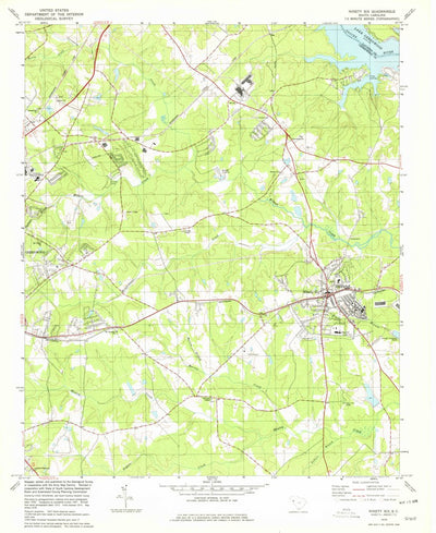 United States Geological Survey Ninety Six, SC (1978, 24000-Scale) digital map