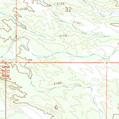 United States Geological Survey Ninetysix Hills NE, AZ (1966, 24000-Scale) digital map
